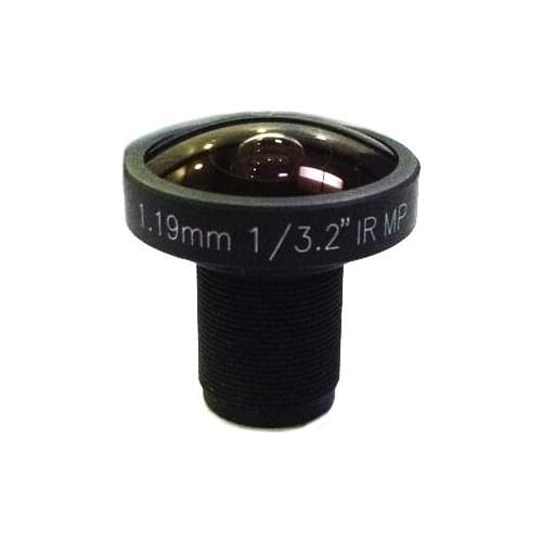 SL-RY119F25IR 1/3.2" 5mp fisheyes1.19mm wide angle185 degrees lens M12*0.5 Mount, F2.5,for HD IR cameras