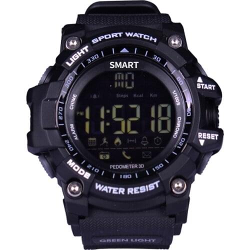 IP67 Waterproof digital sports smart watch with pedometer alarm