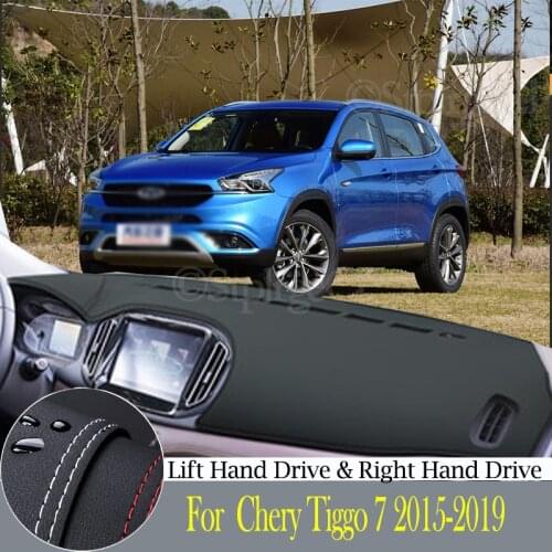 Quality leather instrument panel protection pad and light-proof pad for Chery Tiggo 7 2015-2019 Tiggo7 car styling accessories