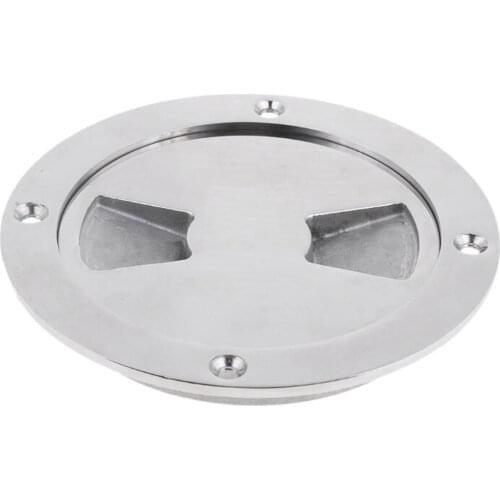 316 Stainless Steel 6" Deck Plate Marine Boat Grade Hardware