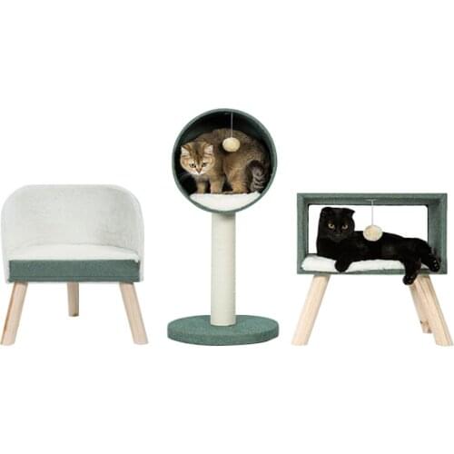 Cat tree play house condos cat furniture cats scratching posts mascotas pet supplies cat shelf sisal rope