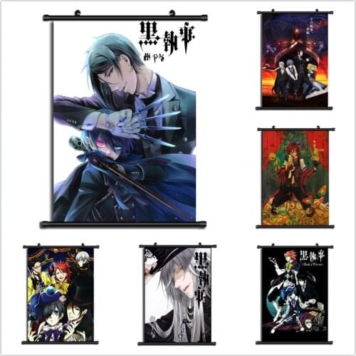 WTQ Kuroshitsuji Black Butler Anime Manga Wall Poster Canvas Painting Anime Posters Wall Decor Wall Art Picture Home Decor