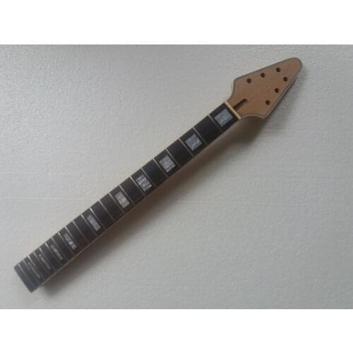Unfinished Guitar Neck Replacement 22 Fret rosewood Fretboard