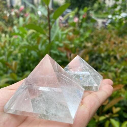 Wholesale factory outlet high quailty Clear Quartz pyramind Healing Crystal -YJL
