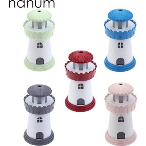 Car Air Freshener Lighthouse Humidifier USB Mini Ultrasonic Essential Oil Diffuser LED Purifier Mist Maker
