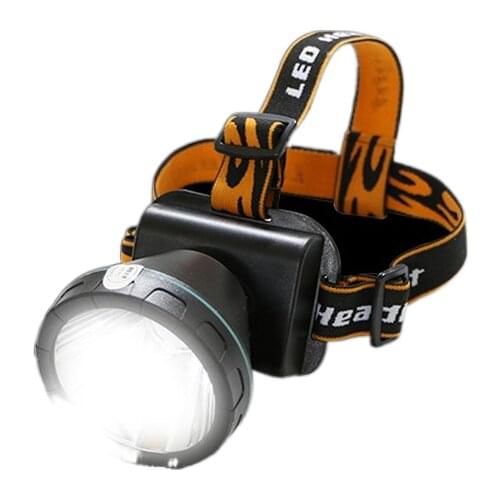 Rechargeable super bright LED head-mounted headlight glare searchlight flashlight lamp lead headband Fishing