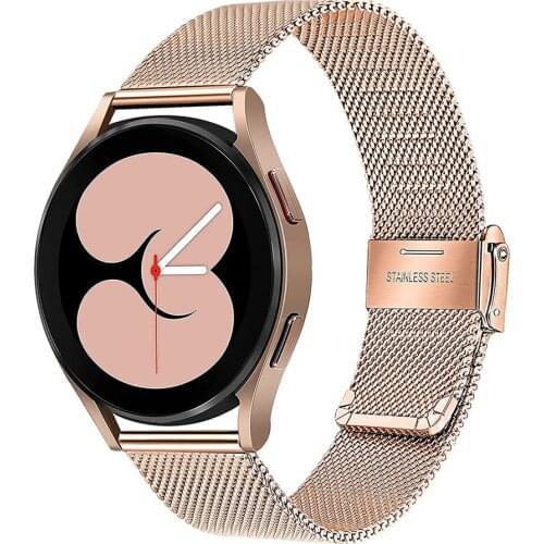 For samsung galaxy watch 4 classic band 46mm 42mm galaxy watch 4 44mm 40mm bracelet 20mm 22mm Milanese loop strap watch3 45/41mm
