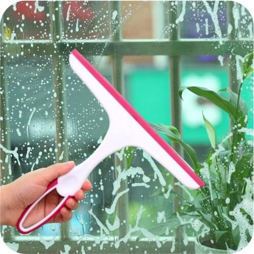 Practical Soft Glass Scraper Wiper Windows Brush Cleaner Car Window Washing Kitchen Bathroom Home Multipurpose Tools