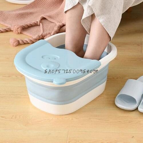 Foot Bucket Foldable Foot Bath Household Health Foot Bath Dormitory Used Leg Portable Childrens Foot Bath