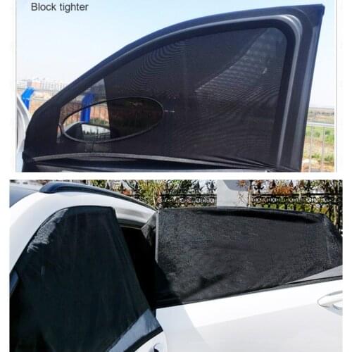 Car Front Rear Side Window Sun Visor Shade Net Cover Heat-insulating Anti-mosquito Fabric Shielding Uv Sun-shading Curtain