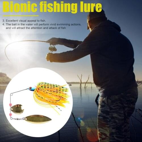 Wobbler Lure Spinnerbait Artificial Hard Metal Spoon Spinner Bait for Pike Peche Fishing Paillette Wobbler Jig Buzz Bait Tackle