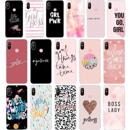 39 Honey Girl Boss Like A Boss gift Soft Silicone Tpu Cover phone Case for Xiaomi Redmi 6 8 8a Note 8 Pro 8t case