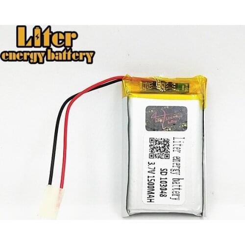 1/2/4Pcs 3.7V 1500mAh 103048 Rechargeable DIY Battery Lithium Polymer Batteries FOR DVD GPS MP3 MP4 BT SPEAKER POWER BANK E-book