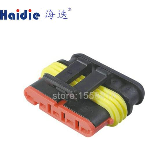 Free shipping 2sets tyco 5pin auto 1.5 series male and female waterproof cable connector 282089-1 282107-1