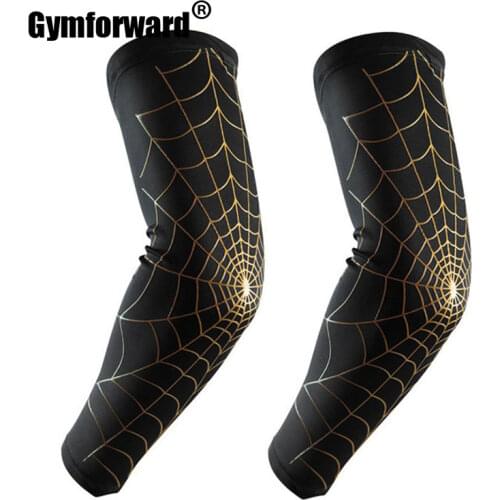 1 Pair Crossfit Elbow Sleeve Pads Spider Fitness Arm Brace Support Basketball Volleyball Breathable Sports Safety Strap Wraps