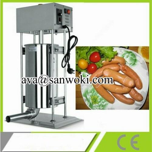 20L Stainless Steel Automatic Sausage Filler；Automatic industrial sausage filler；commercial electric filling sausage machine