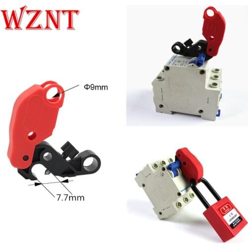 5pcs Free Shipping NTL01-5 Red Universal Mini Circuit Breaker Lockout
