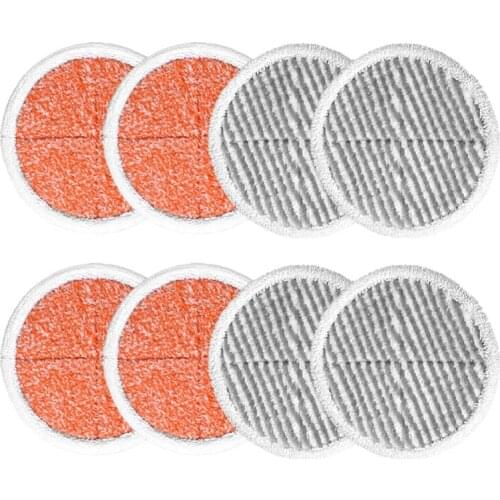 8 Pack Spin Mop Pads Replacement For Bissell Spinwave 2124, 2039, 2037 Series Powered Hard Floor Mop