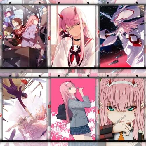 Diamond Painting Darling In The FranXX Zero Two Anime Diamond Mosaic Embroidery Full Round Drill Cross Stitch Kits Room Decor