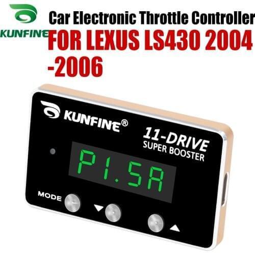 KUNFINE Car Electronic Throttle Controller Racing Accelerator Potent Booster For LEXUS LS430 2004-2006 Tuning Parts