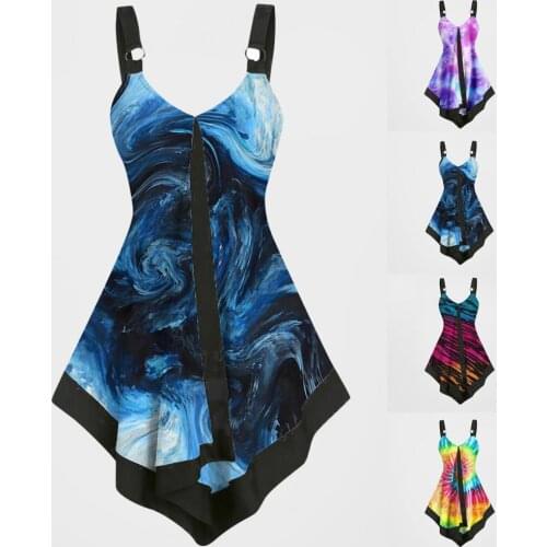 Skin-friendly Women Sleeveless Irregular Hem Camisole for Daily Wear