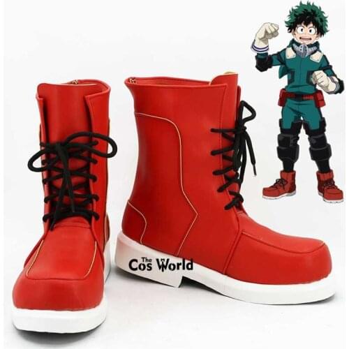 My Hero Academia Boku No Hero Academia Izuku Midoriya Anime Customize Cosplay Shoes Boots