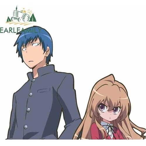 EARLFAMILY 13cm x 10.5cm For Toradora Car Bumper Stickers Fine Decal Graffiti Sticker Waterproof Occlusion Scratch Decoration