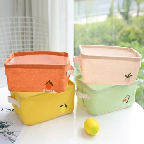 Brand embroidery Square Box desktop storage box Wardrobe Storage Laundry Basket storage boxes home organizer
