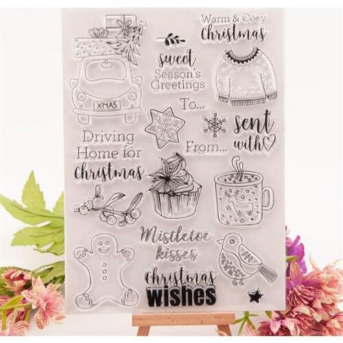 Hot selling sweater transparent clear stamp / silicone seal roller stamp DIY scrapbook album / card production