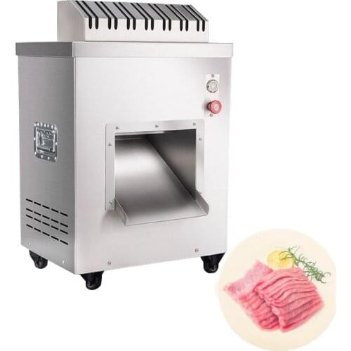 Commercial Meat Slicing Machine Vertical-type Meat Slicer Electric Meat Cutting Machine 2200W Large Power Meat Mincer 2020