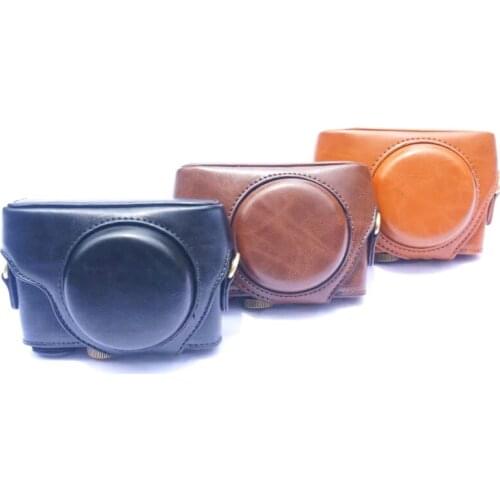 For Sony RX100M5 RX100M4 RX100M3 RX100M2 DSC-RX100 DSC-RX100M6 DSC-RX100M7RX100M5A Black Card Digital Camera Package Leather Bag