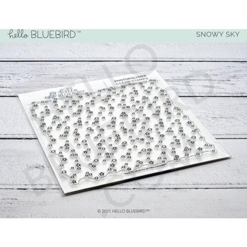 Snowy Sky Background Metal cutting dies and stamp cut die mold card Scrapbook paper craft knife mould blade punch stencils