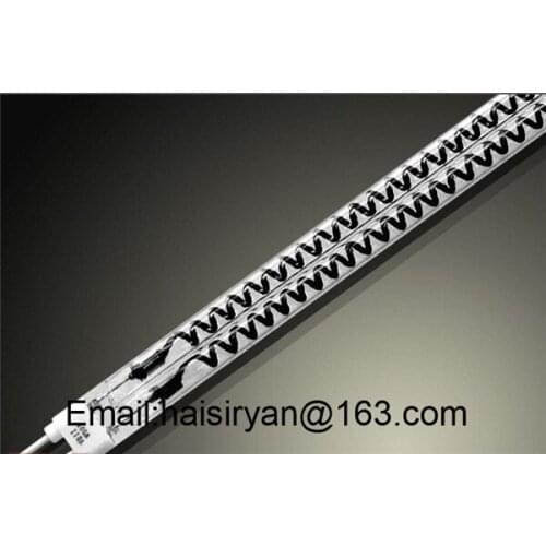 Single Tube Halogen Infrared Lamp with Gold Reflector