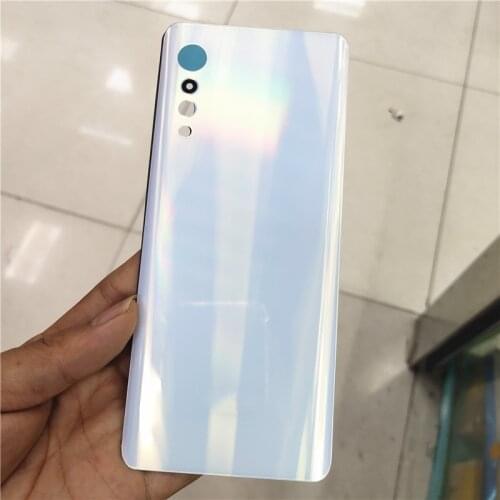 Original Glass Battery Cover For LG Velvet G9 G900N Rear Housing Back Case With Adhesive Replacement Part