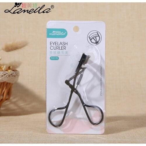 Curling Eyelash Curler Black Silver Stainless Steel Eyelash Curler False Eyelashes Tool 549