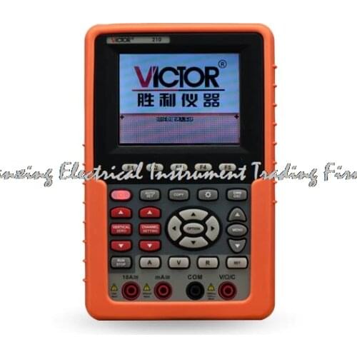 Fast arrival VICTOR 210 Handheld Oscilloscope Portable Multimeter Digital Osciloscopio 20MHz Channel Logic Analyzer USB