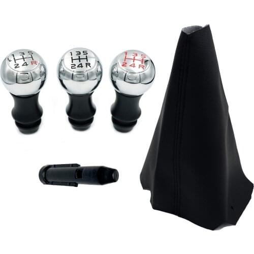5 Speed Gear Shift Knob Gaiter Boot Manual Stick Shifter Sleeve For Peugeot 106 107 206 207 306 307 308 3008 406 5008 605 #2
