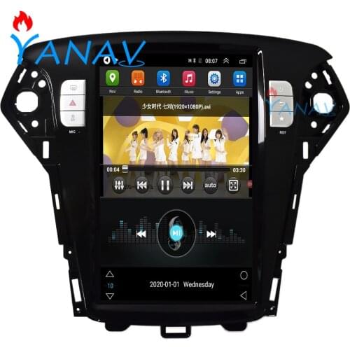 Tesla Style Vertical HD screen Android Car Radio player Ford-mondeo fusion mk4 2007-2010 car GPS Navigation car DVD player touch
