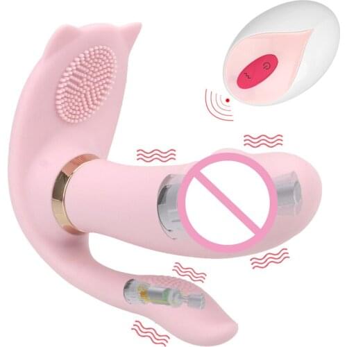 Wireless Spiked Vibrator for Clitoris Stimulator Women Dildos Anal Plug Female Sex Toys Adults Products Erotic Machine Sextoys