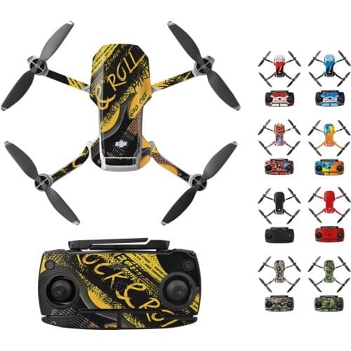 Waterproof PVC Stickers Drone Body Skin Protective Arm Remote Control for Mavic Mini 2 Sticker Protector Accessories