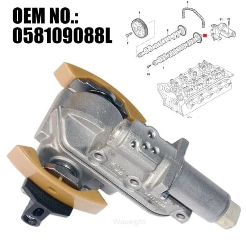 Wooeight OEM 058109088L Camshaft Adjuster Timing Chain Tensioner Fit For J-etta Golf MK4 Passat B5 Bora A4 A6 Seat Octavia 1.8T