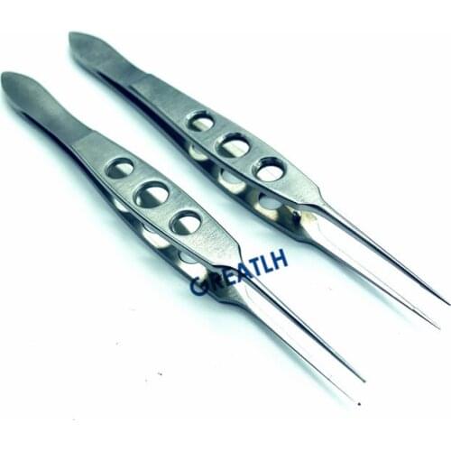 10.5cm Tissue Forceps ophthalmic tweezer veterinary Ophthalmic Microsurgery Instrument eye tools