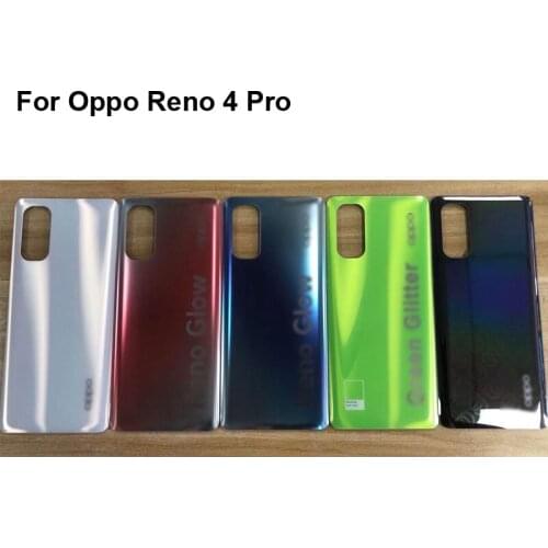 100% New Battery Back Rear Cover Door Housing For Oppo Reno 4 Pro Battery Back Cover For Oppo Reno4 Pro Replacement 4Pro