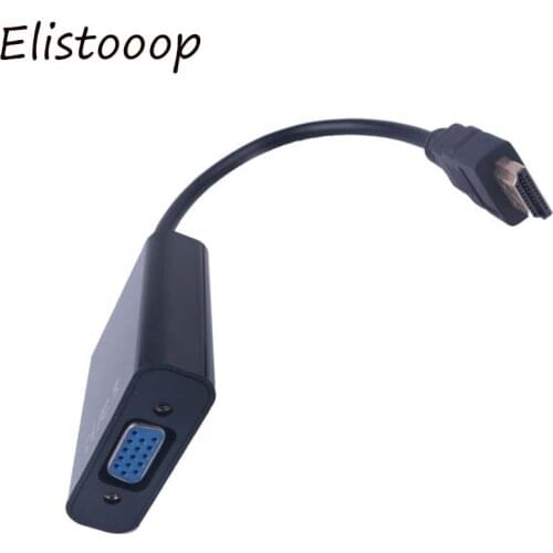 1080P HDMI-compatible to VGA Adapter Digital to Analog Converter Cable For Xbox PS4 PC Laptop TV Box to Projector Displayer HDTV