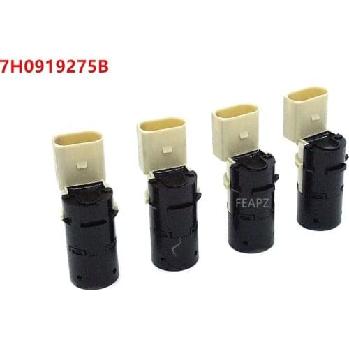 4pc/1set 3-Pin New Parking Distance Control Sensor PDC For Audi A2 A3 A4 A6 A8 For VW T5 7H0919275B 7H0919275B 4B0919275G