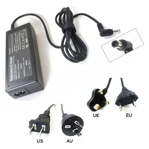 Laptop AC Adapter 76W For Sony 19.5V 3.9A VGP-AC19V37 VGP-AC19V19 CR510 CR590 FZ NR Power Charger Plug +Cord
