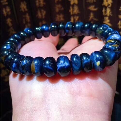10mm Natural Blue Pietersite Bracelet For Women Lady Man Round Beads Energy Stone Namibia Crystal Stretch Strands Jewelry AAAAA