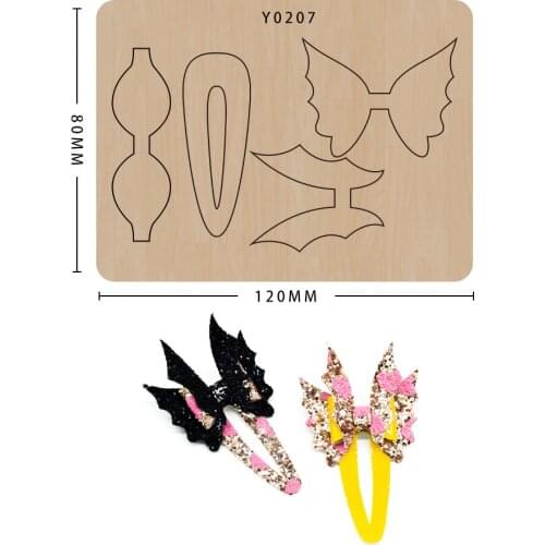 Wood Moulds Die Cut Scrapbook DIY Cute DIY Hairpin Handmade Crafts Making Decor Supplies Dies Template