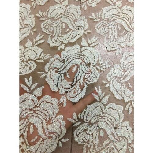 French net lace fabric sparkly JRB-72223 glued glitter african Tulle lace for party dress