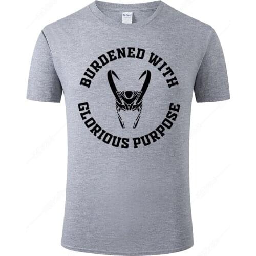 Loki Laufeyson T Shirt Men Fashion Print T-shirt Summer 100% Cotton Short Sleeve Cool Streetwear Tee Homme Camisa Hombre J101